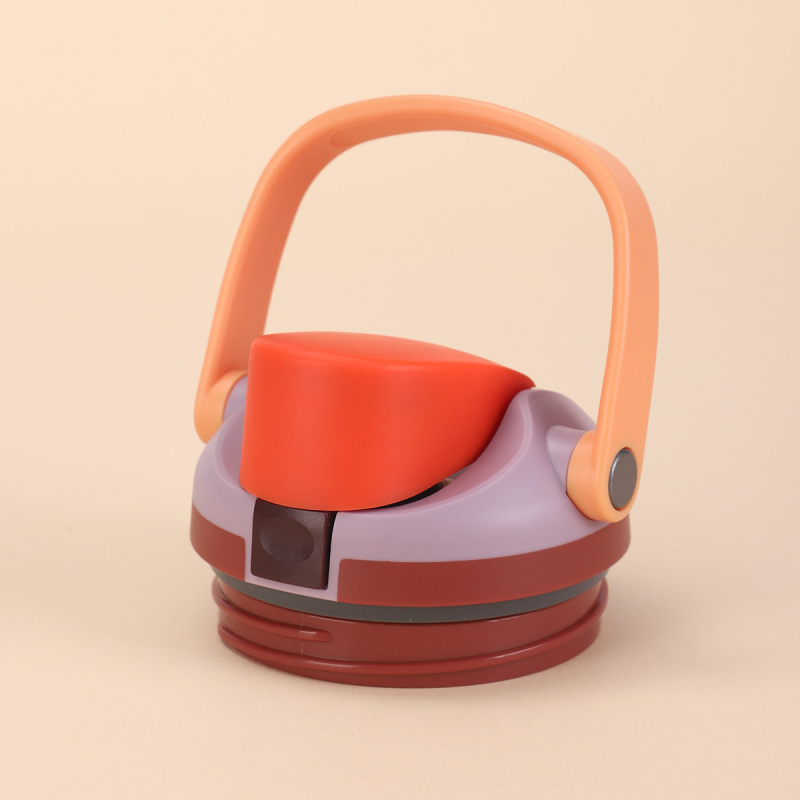 Capac portabil pentru pahar de fructe 30/40oz, design creativ cu două băuturi, capac izolat cu deschidere pop-up