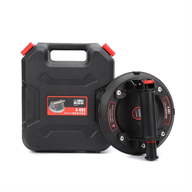 Qituo Pompa de vacuum cu ventuză de 8 inch, pornire/opriție electrică, pompă de manipulare grea pentru plăci din sticlă, calitate industrială