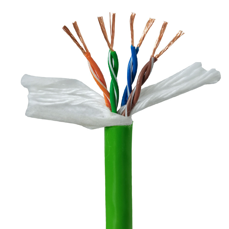Cat5/Cat6/Cat7 двойно екраниран индустриален Ethernet кабел за машини, устойчив на смущения, маслоустойчив, устойчив на огъване, гъвкав драг чейн