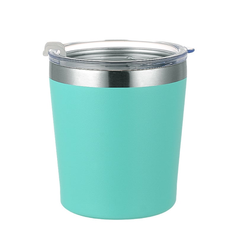 Cana izolată vacuum de 8 oz pentru lapte, cu pai, portabilă pentru mașină, păstrează băuturile reci sau calde