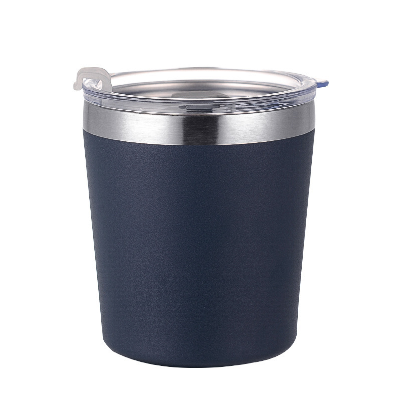 Cana izolată vacuum de 8 oz pentru lapte, cu pai, portabilă pentru mașină, păstrează băuturile reci sau calde