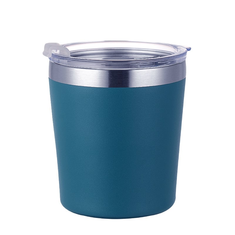 Cana izolată vacuum de 8 oz pentru lapte, cu pai, portabilă pentru mașină, păstrează băuturile reci sau calde