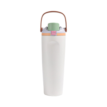 Cană izolată din oțel inoxidabil, capacitate 30 oz, pentru exterior, bidon sport portabil cu blocare