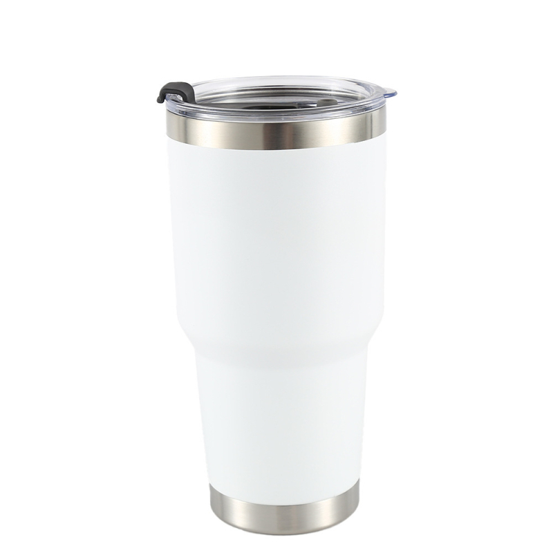 Cană termo din oțel inoxidabil 304, 30 oz, pentru mașină, capac cu pai, menține băuturile reci