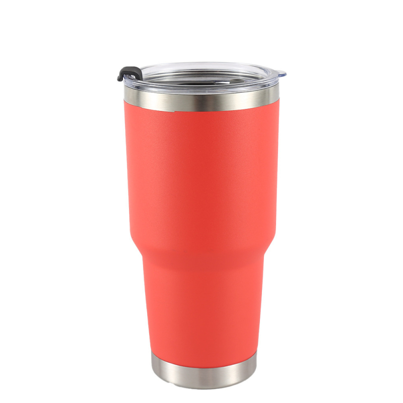 Cană termo din oțel inoxidabil 304, 30 oz, pentru mașină, capac cu pai, menține băuturile reci