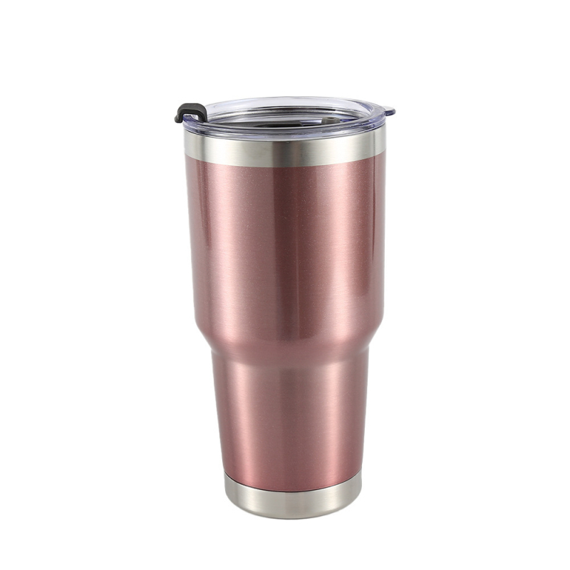 Cană termo din oțel inoxidabil 304, 30 oz, pentru mașină, capac cu pai, menține băuturile reci