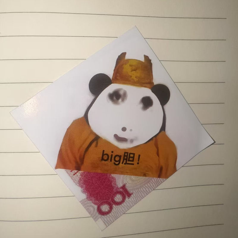 Ziua păcălelilor de 1 aprilie: semn de carte cu câine 2D, foi de notițe, stil anime, design abstract de nișă