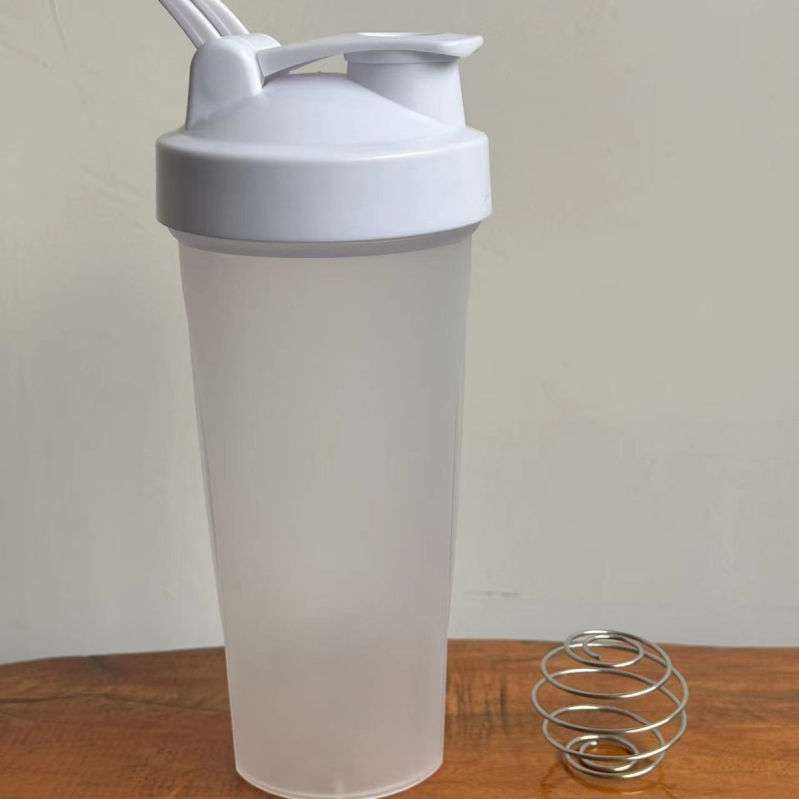 Shaker de fitness pentru exterior, mixer portabil de pudră proteică, sigilat și fără scurgeri, pahar milkshake cu design elegant, rezistent la căldură