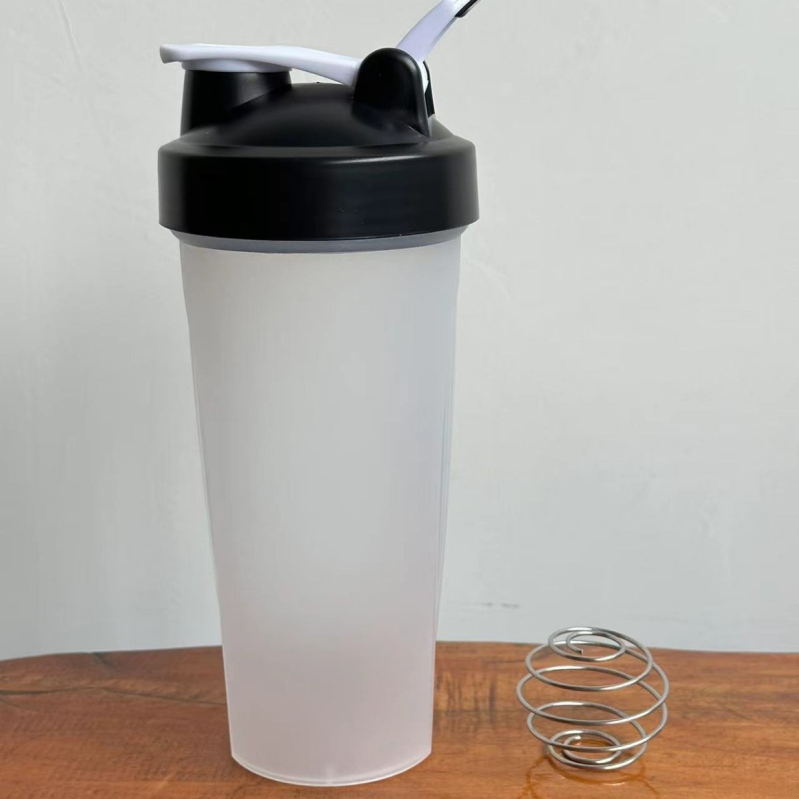 Shaker de fitness pentru exterior, mixer portabil de pudră proteică, sigilat și fără scurgeri, pahar milkshake cu design elegant, rezistent la căldură