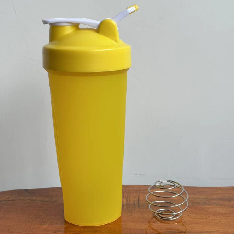 Shaker de fitness pentru exterior, mixer portabil de pudră proteică, sigilat și fără scurgeri, pahar milkshake cu design elegant, rezistent la căldură