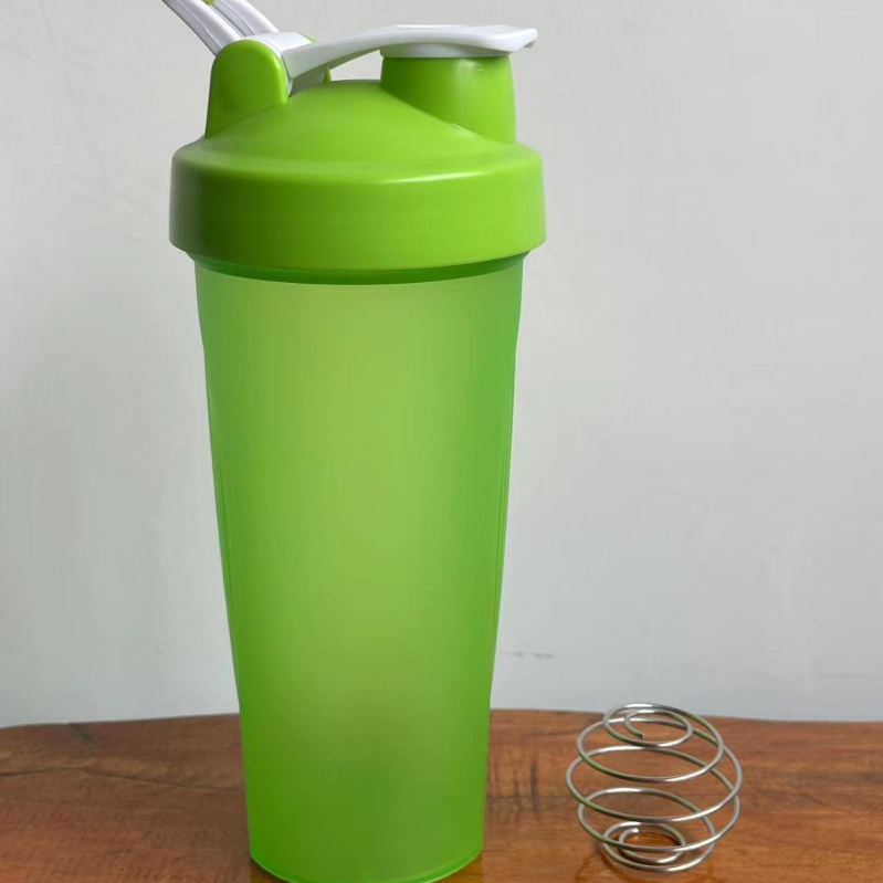 Shaker de fitness pentru exterior, mixer portabil de pudră proteică, sigilat și fără scurgeri, pahar milkshake cu design elegant, rezistent la căldură