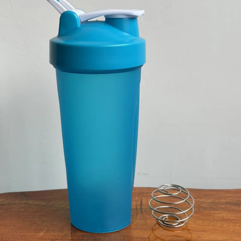 Shaker de fitness pentru exterior, mixer portabil de pudră proteică, sigilat și fără scurgeri, pahar milkshake cu design elegant, rezistent la căldură
