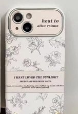 TPU πίσω θήκη με σχέδια λουλουδιών σε στυλ Instagram για iPhone 11–14 Pro και Pro Max