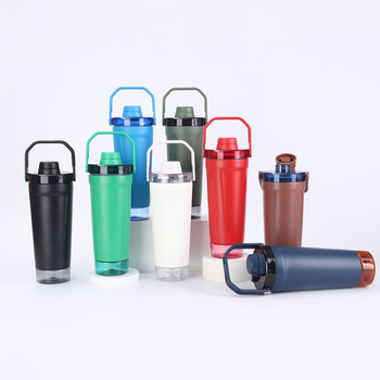 Cana termos din oțel inoxidabil 304, izolație în vid, capacitate mare, shaker, bidon sport portabil