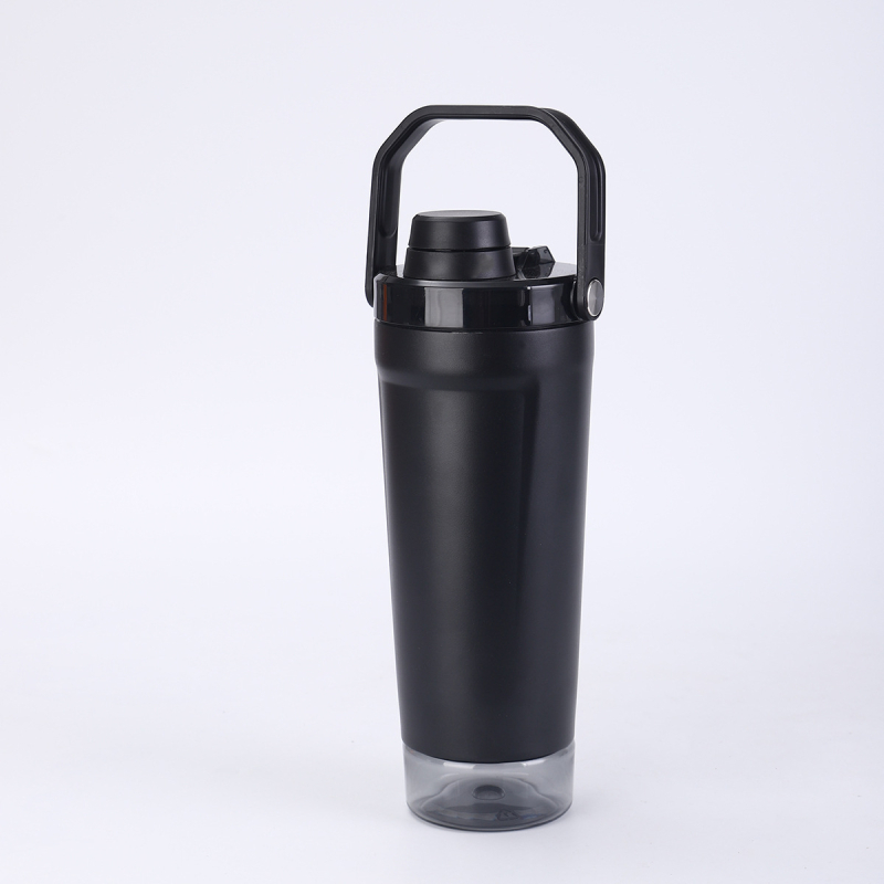 Cana termos din oțel inoxidabil 304, izolație în vid, capacitate mare, shaker, bidon sport portabil
