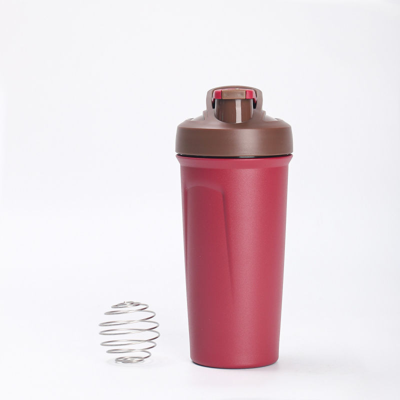  Cana izolată din oțel inoxidabil 304 cu scară, culoare solidă, pentru uz casnic, ceașcă de cafea, shaker portabil pentru pudră de proteine