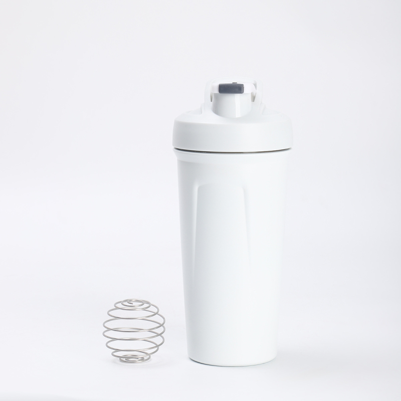  Cana izolată din oțel inoxidabil 304 cu scară, culoare solidă, pentru uz casnic, ceașcă de cafea, shaker portabil pentru pudră de proteine