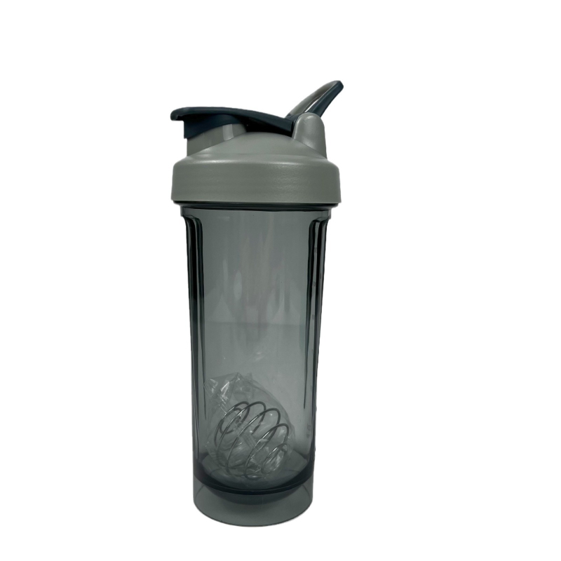 Cana pentru shake de proteine, 600 ml, PC Tritan, din plastic, pentru sport în aer liber, portabil