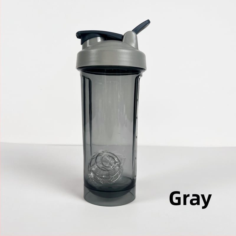 600 ml PC Tritan šejkrový pohár na proteín, plastový športový pohár na vonkajšie použitie, prenosný