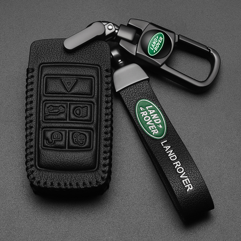Kožna futrola za ključ Land Rover – kompatibilna s Evoque, Velar, Defender, Range Rover, Range Rover Sport, Discovery i Discovery Sport
