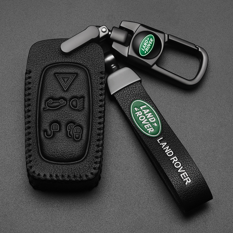 Kožna futrola za ključ Land Rover – kompatibilna s Evoque, Velar, Defender, Range Rover, Range Rover Sport, Discovery i Discovery Sport