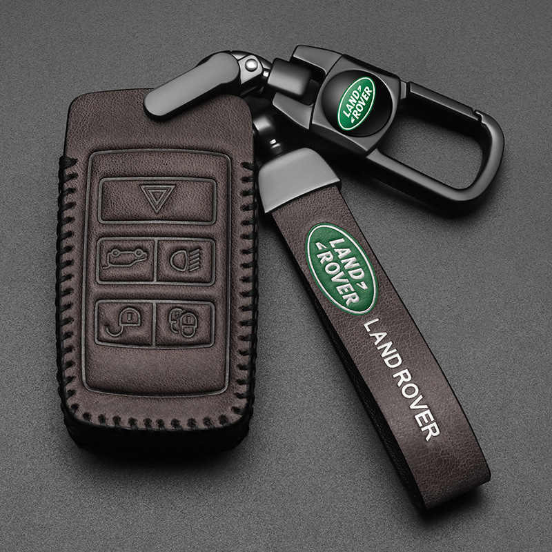 Kožna futrola za ključ Land Rover – kompatibilna s Evoque, Velar, Defender, Range Rover, Range Rover Sport, Discovery i Discovery Sport