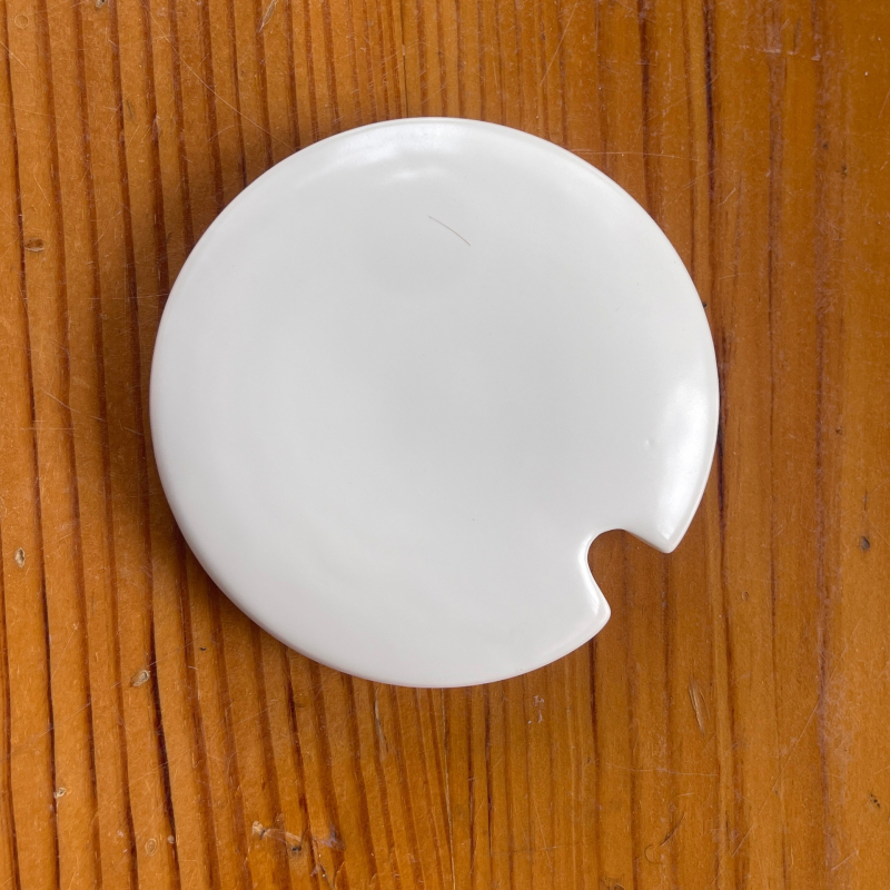 Capace ceramice pentru cești cu logo gravat cu laser, personalizabile