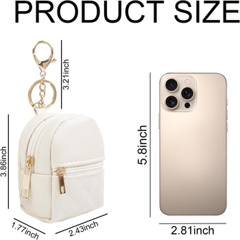 Mini PU kožni višestruki organizator: novčanik za kovance, mini ruksak, torbica za ključeve, futrola za kabel, organizator za ruž, torba za šminku
