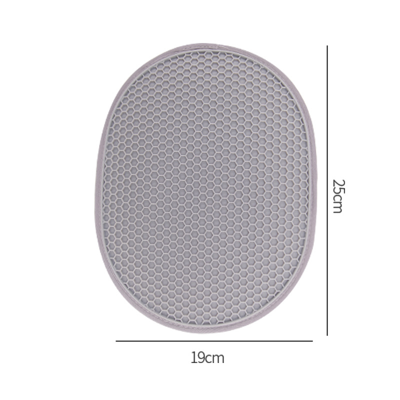 Plăcuță izolatoare din silicon pentru bucătărie, cu mănuși de cuptor rezistente la căldură