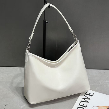 Ženska retro minimalistička crossbody torba – PU koža s maslanim voskom završnim slojem, gradski stil, velika kapaciteta, proljeće 2025