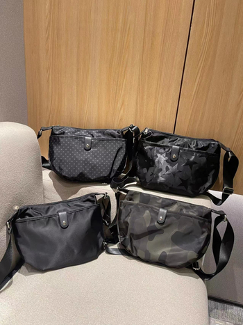 Nova ženska saddle torba s više pretinaca, lagana, vodootporan najlon, velika kapaciteta, preko ramena