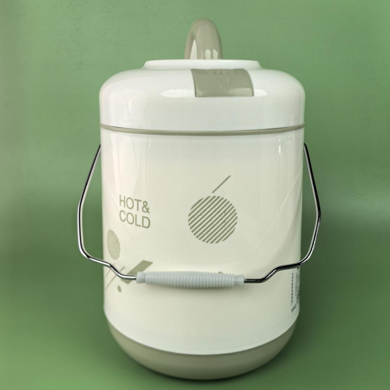B338 Cutie termo cu interior din sticlă – set portabil pentru prânz, cu recipient din sticlă și bol pentru supă