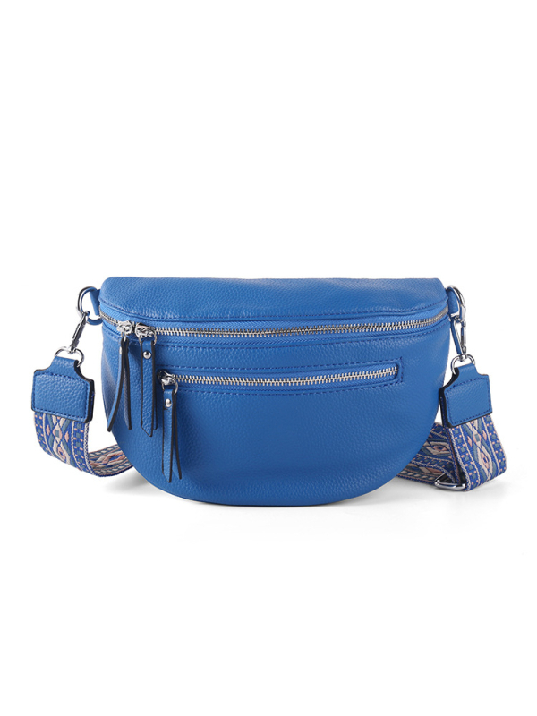 Ženska crossbody torba velikog kapaciteta, pretinci sa zatvaračem, etnički uzorak, vrhunska traka