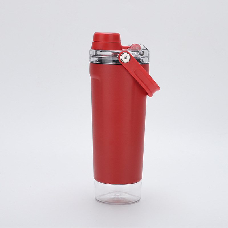 Termos din oțel inoxidabil, capacitate mare, shaker portabil, ideal pentru activități în aer liber, personalizabil cu logo
