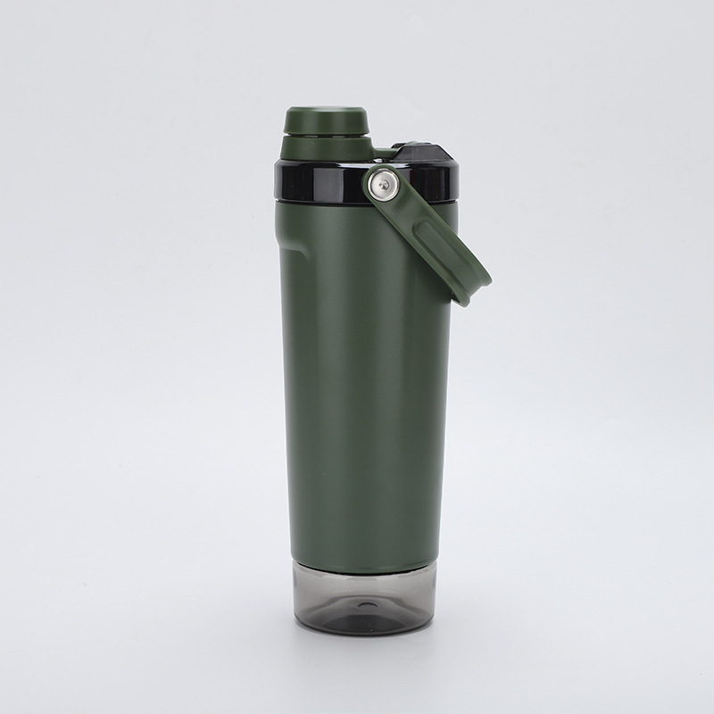 Termos din oțel inoxidabil, capacitate mare, shaker portabil, ideal pentru activități în aer liber, personalizabil cu logo