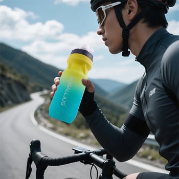 Bočica za vodu za cestovni bicikl, velika kapaciteta 610 ml, plastična sportska boca