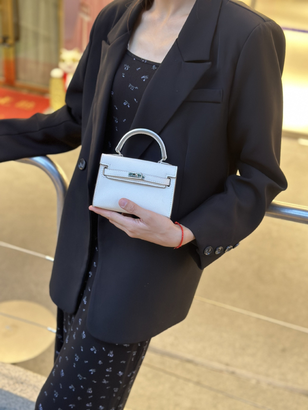 2025 nova Mini Kelly torbica, mala vintage crossbody za žene, stilska ženska torba