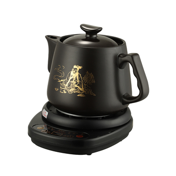 Shan Youjia YB-701 Oală electrică automată pentru decocturi, vas ceramic interior, 3-4 L, 500-1000 W, programabil pentru decocturi din plante