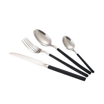 Set de tacâmuri din oțel inoxidabil 304 – cuțit pentru friptură, furculiță și lingură, linguriță de cafea și furculiță de fructe