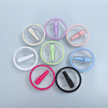 Paie pliabilă pentru pahar auto cu capac din silicon etanș – fără scurgeri, mare capacitate, capac din plastic transparent