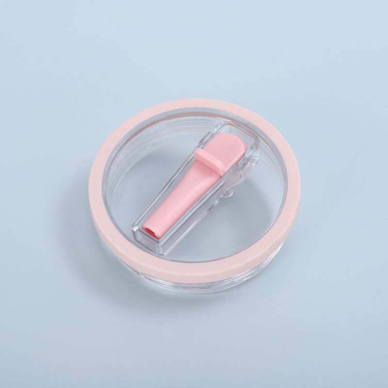 Paie pliabilă pentru pahar auto cu capac din silicon etanș – fără scurgeri, mare capacitate, capac din plastic transparent
