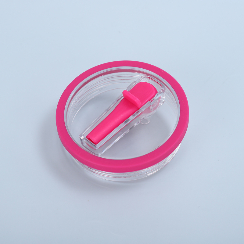 Paie pliabilă pentru pahar auto cu capac din silicon etanș – fără scurgeri, mare capacitate, capac din plastic transparent
