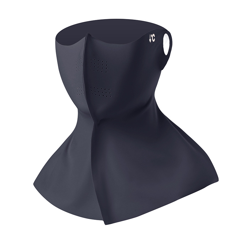 Ljetna 3D maska za zaštitu od sunca, prozračna led-svilena tkanina, pogodna za vožnju biciklom, bezšivna maska za potpuno lice za žene