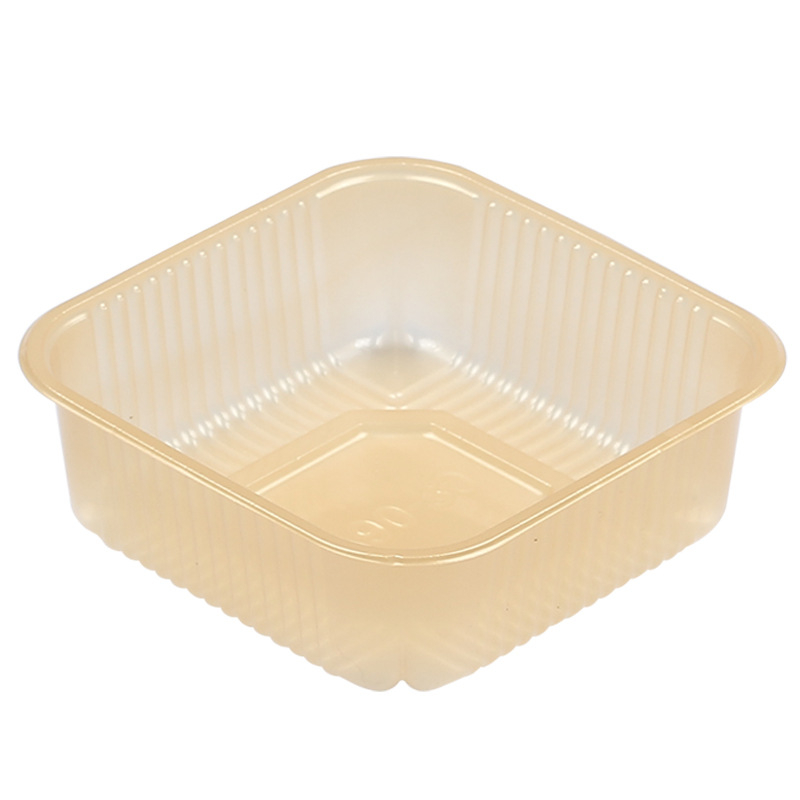 Ενισχυμένος PP δίσκος Mooncake 80g/125g - δίσκος συσκευασίας Mooncake, 100 τεμάχια
