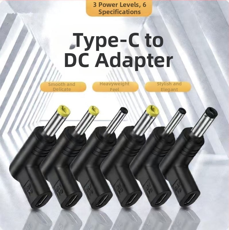 Type-C женски към DC заряден адаптер, 12V/15V/19.5V, за домашно енергийно съхранение и електроинструменти
