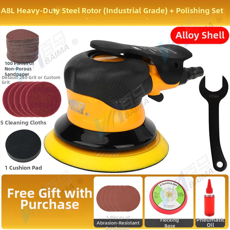 BM-A5 mașină pneumatică industrială de șlefuit, disc de 5 inchi (125 mm), șlefuire și lustruire