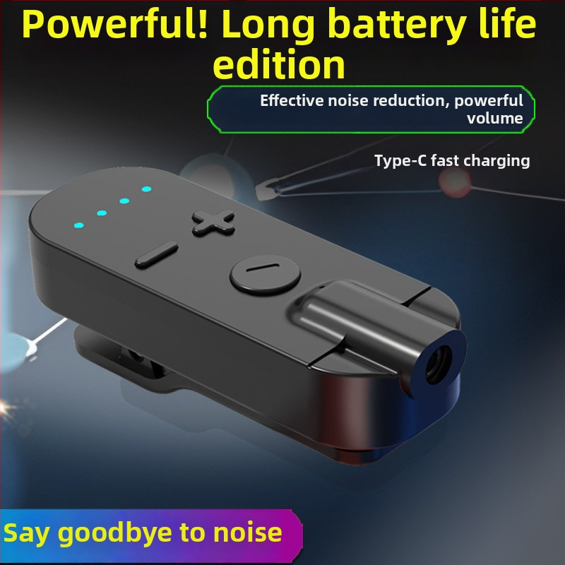 Klip Bluetooth slúchadlo-prijímač s kostnou kondukciou, vysoká kvalita zvuku, potlačenie hluku, HD hovory a počúvanie hudby