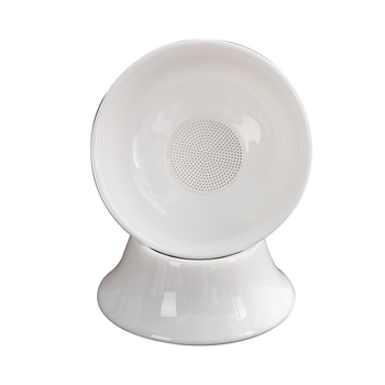 Set Gongfu de ceai din porțelan alb, cu filtru ceramic perforat