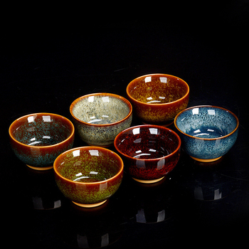 Set de ceai Jianzhan – set Kung Fu, ceramică de înaltă calitate, cești mici de ceai