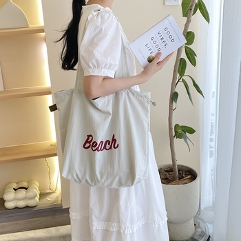 Ljetna platnena torba za žene, casual i svestrana, preko ramena ili tote torba, korejski stil mode